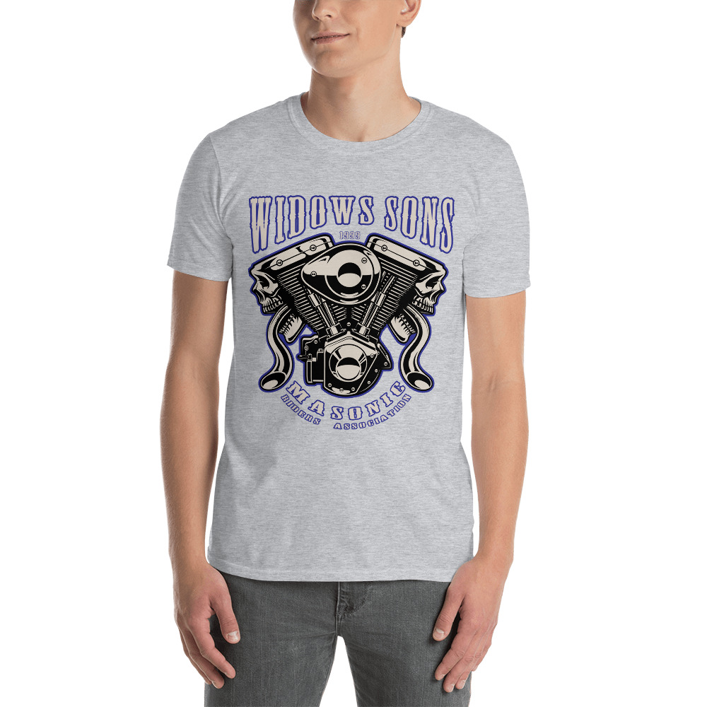 V-Twin Widows Sons Short-Sleeve Unisex T-Shirt – Fulfilled in Canada ...